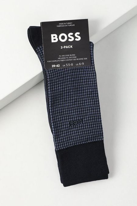 Набор из двух пар классических хлопковых носков BOSS
