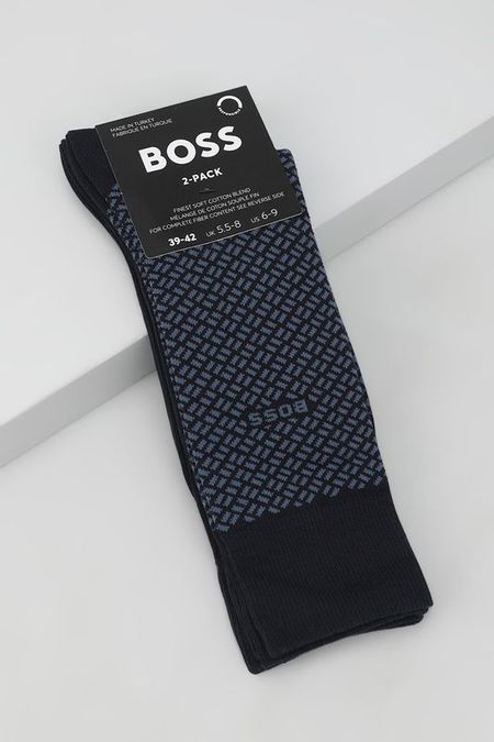 Набор из 2 пар классических хлопковых носков BOSS