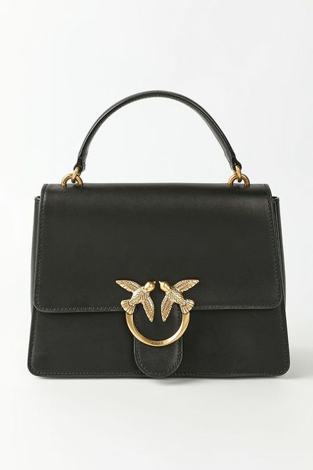 Сумка сэтчел кожаная Love one Pinko