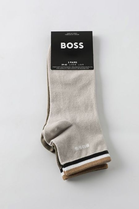 Набор из 2 пар хлопковых укороченных носков BOSS