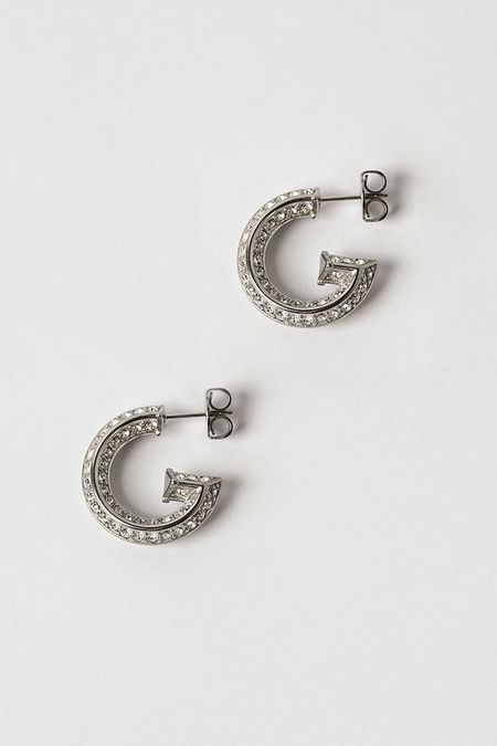 Серьги с кристаллами Guess