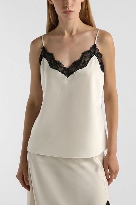 Топ с кружевом Calvin Klein