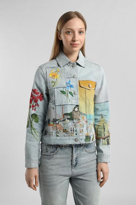 Куртка джинсовая с принтом Desigual