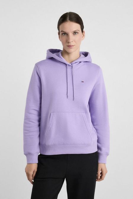Худи хлопковое с карманом Tommy Jeans