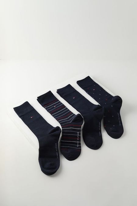 Подарочный набор из 4 пар классических носков Tommy Hilfiger