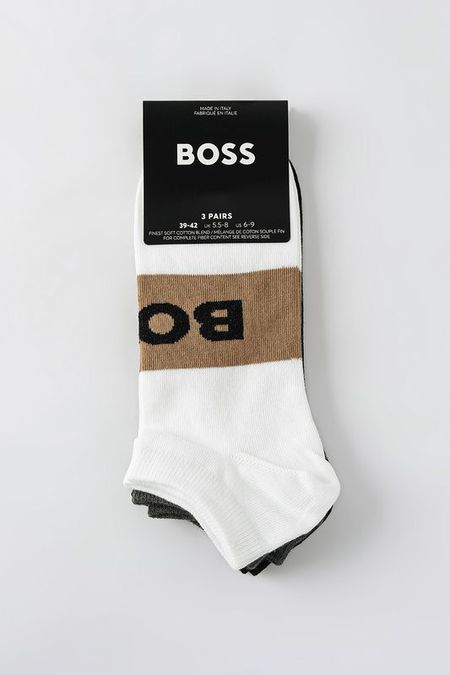 Набор из 3 пар хлопковых коротких носков BOSS