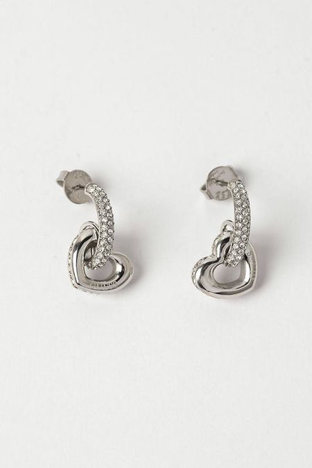 Серьги с кристаллами Guess
