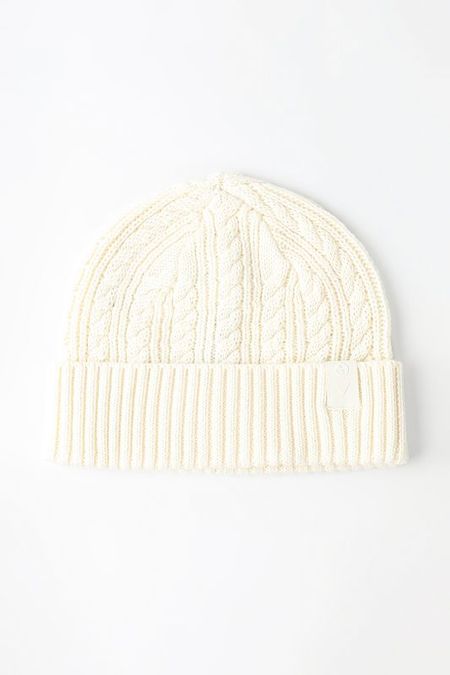 Шапка хлопковая с отворотом Guess