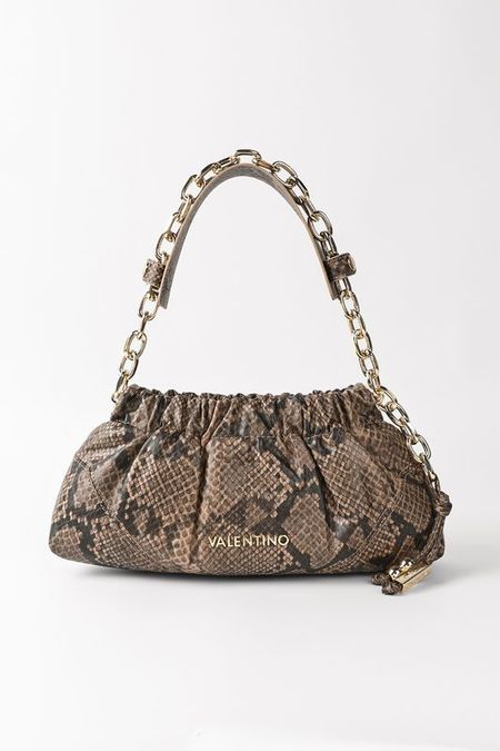 Сумка хобо со змеиным принтом Lumira Valentino