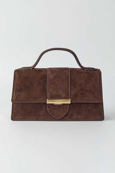 Сумка кросс-боди кожаная Suede Ily Lancaster