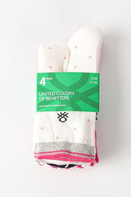 Дет. носки 4 пары Benetton Undercolors