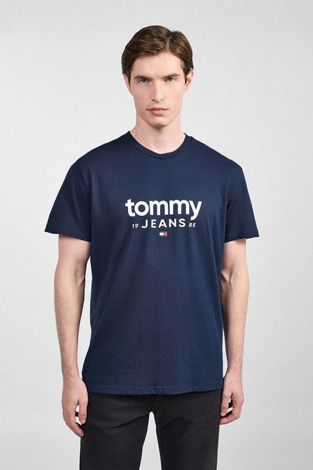 Футболка хлопковая с логотипом Tommy Jeans
