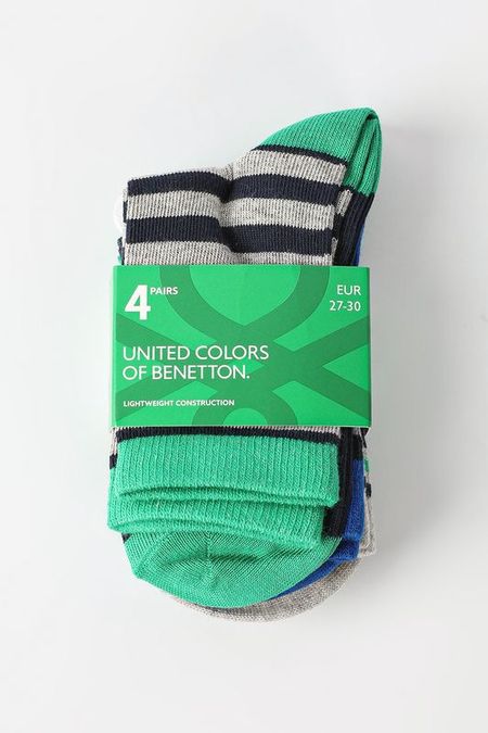Дет. носки 4 пары Benetton Undercolors