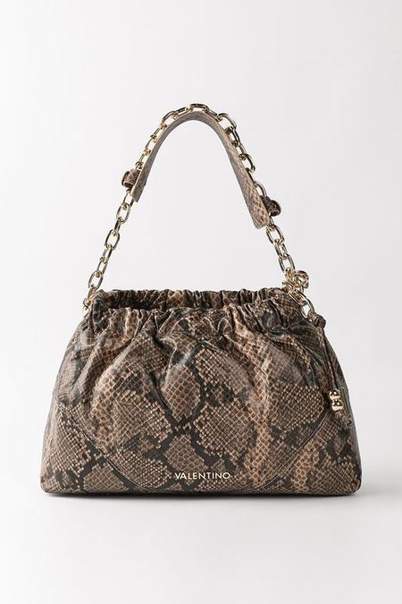 Сумка хобо со змеиным принтом Lumira Valentino