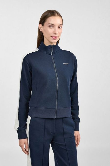 Толстовка на молнии с воротником стойкой Guess