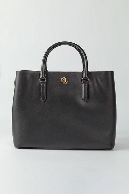 Сумка сэтчел кожаная Marcy Lauren Ralph Lauren