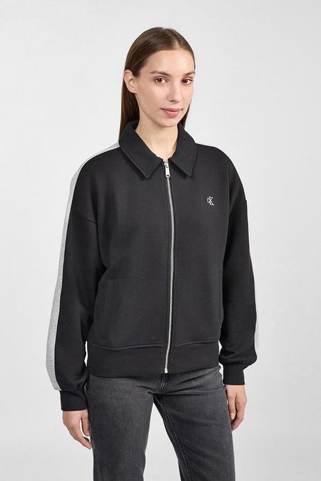 Толстовка на молнии хлопковая Calvin Klein Jeans