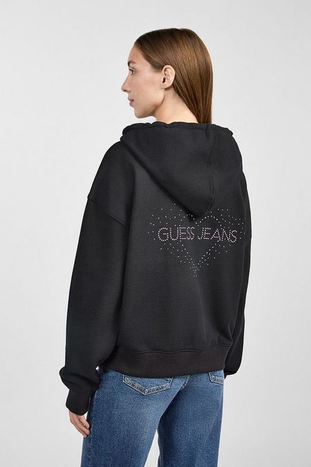 Толстовка на молнии с капюшоном Guess Jeans