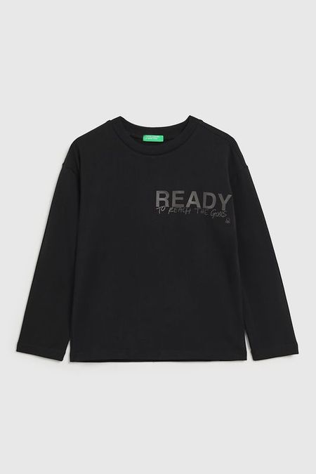 Дет. Футболка с длинным рукавом Benetton
