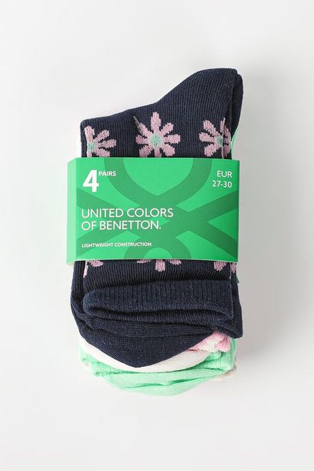Дет. носки 4 пары Benetton Undercolors