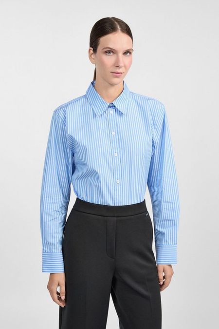 Рубашка хлопковая в полоску Calvin Klein