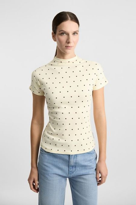 Футболка хлопковая с воротником стойкой Marc O'Polo Denim