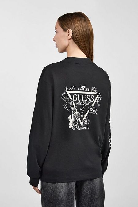 Лонгслив хлопковый Guess