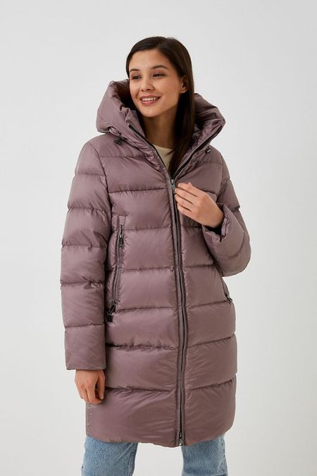 Пальто утепленное с капюшоном удлиненное AVI