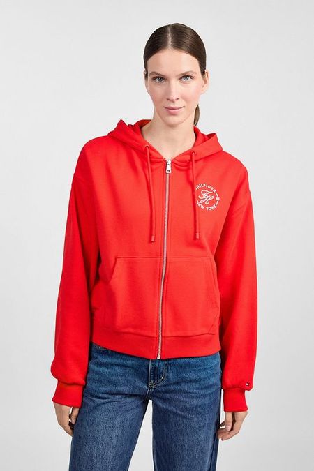 Толстовка на молнии с капюшоном Tommy Hilfiger